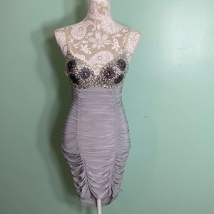 Beautiful bralette beaded party dress